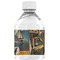 Mediterranean Landscape by Pablo Picasso Water Bottle Label - Back View