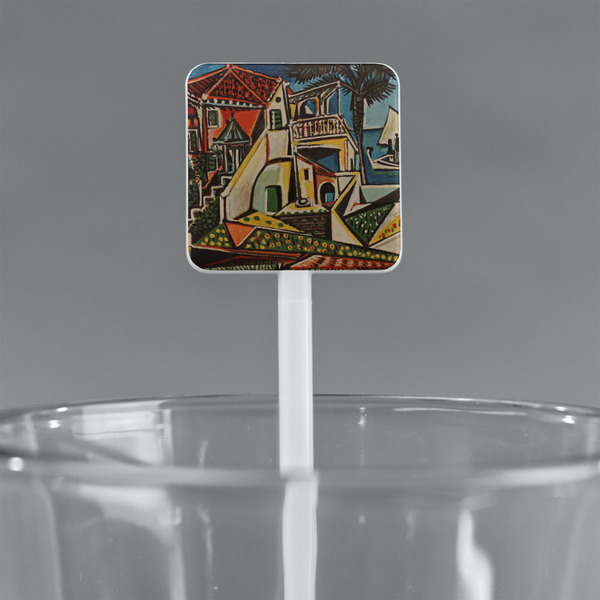 Mediterranean Landscape by Pablo Picasso White Plastic Stir Stick - Square - Main