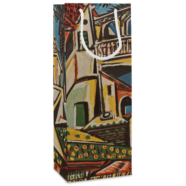 Custom Mediterranean Landscape by Pablo Picasso Wine Gift Bags - Gloss