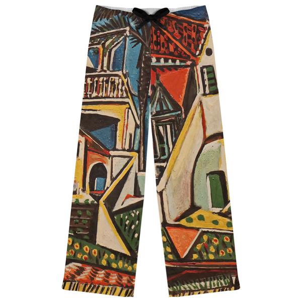 Custom Mediterranean Landscape by Pablo Picasso Womens Pajama Pants
