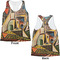 Mediterranean Landscape by Pablo Picasso Womens Racerback Tank Tops - Medium - Front and Back
