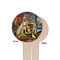 Mediterranean Landscape by Pablo Picasso Wooden 4" Food Pick - Round - Single Sided - Front & Back