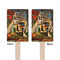 Mediterranean Landscape by Pablo Picasso Wooden 6.25" Stir Stick - Rectangular - Double Sided - Front & Back