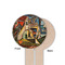 Mediterranean Landscape by Pablo Picasso Wooden 6" Food Pick - Round - Single Sided - Front & Back