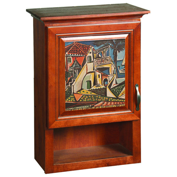 Mediterranean Landscape by Pablo Picasso Wooden Cabinet Decal (Medium)