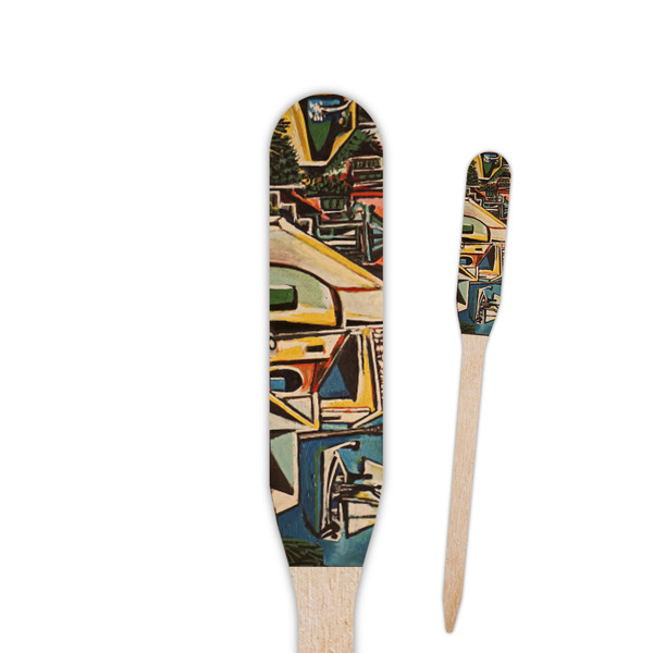 Custom Mediterranean Landscape by Pablo Picasso Paddle Wooden Food Picks