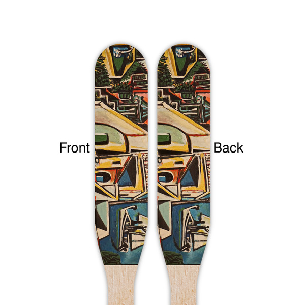Mediterranean Landscape by Pablo Picasso Wooden Food Pick - Paddle - Double Sided - Front & Back
