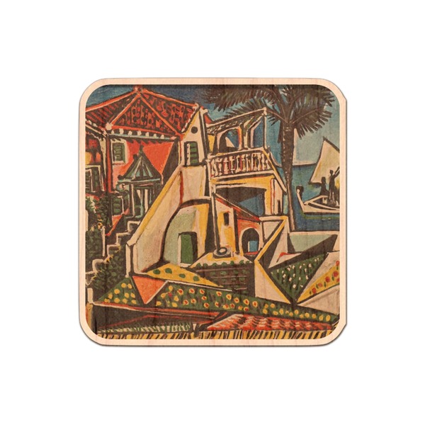 Custom Mediterranean Landscape by Pablo Picasso Genuine Maple or Cherry Wood Sticker