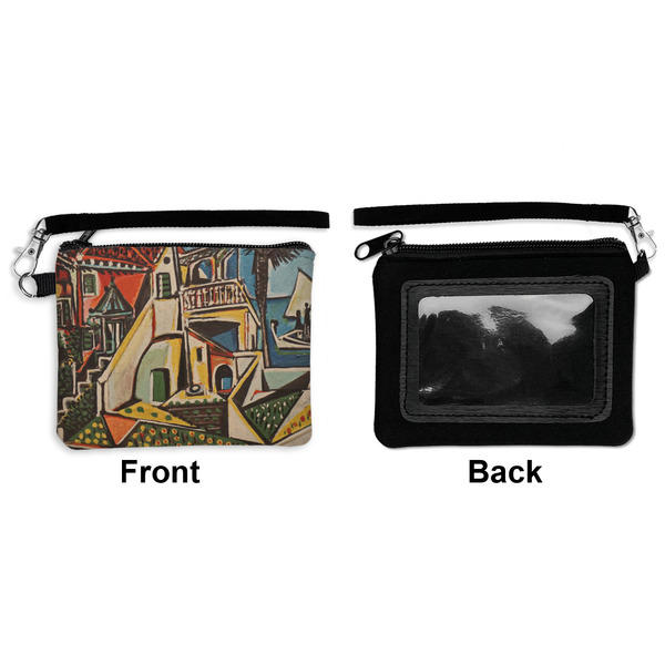 Mediterranean Landscape by Pablo Picasso Wristlet ID Cases - Front & Back