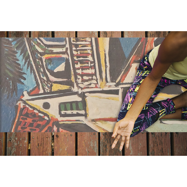 Mediterranean Landscape by Pablo Picasso Yoga Mats - LIFESTYLE