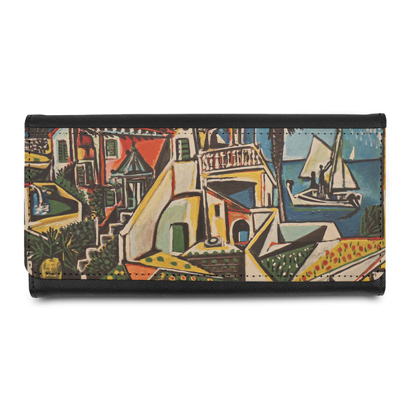 Custom Mediterranean Landscape by Pablo Picasso Leatherette Ladies Wallet