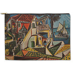 Mediterranean Landscape by Pablo Picasso Zipper Pouch - Large - 12.5"x8.5"