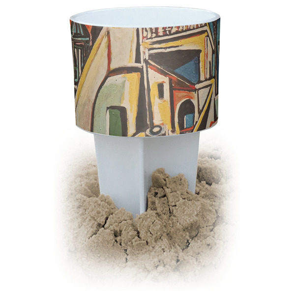 Custom Mediterranean Landscape by Pablo Picasso Beach Spiker Drink Holder