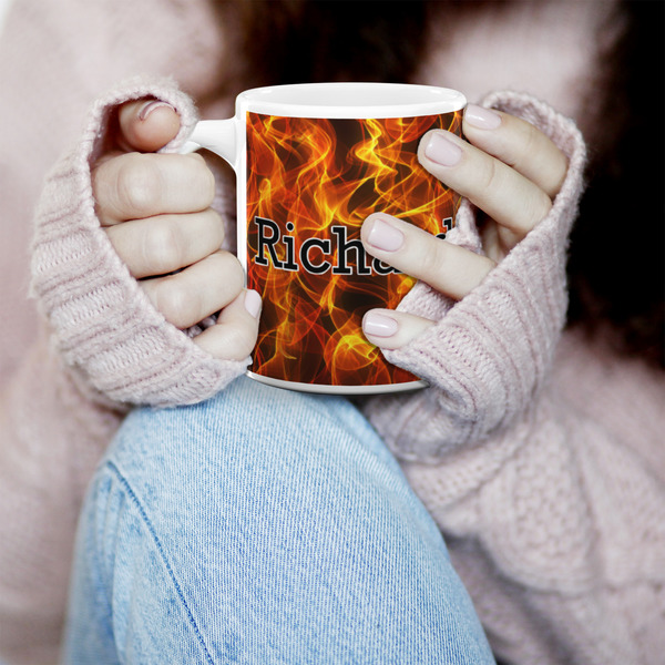 Fire 11oz Coffee Mug - LIFESTYLE
