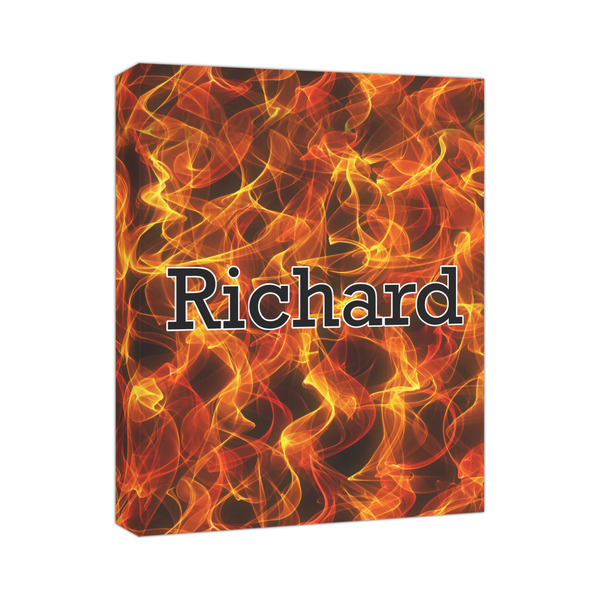 Custom Fire Canvas Print (Personalized)