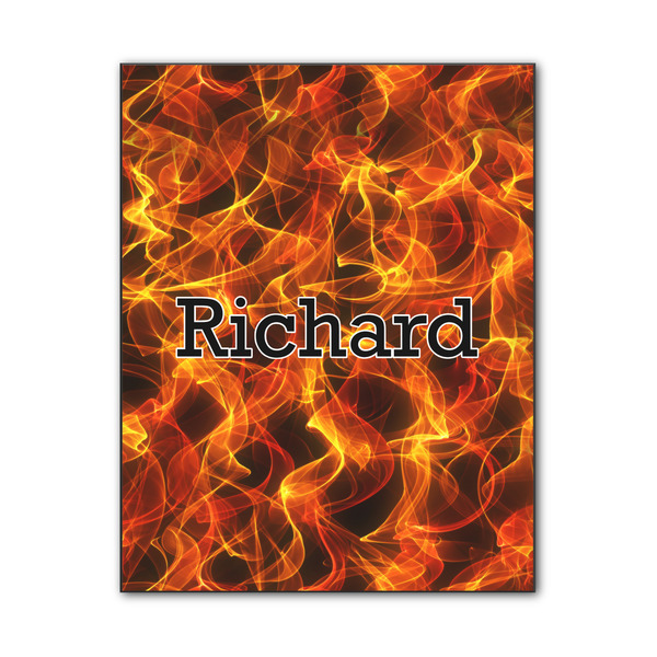 Custom Fire Wood Print - 11x14 (Personalized)