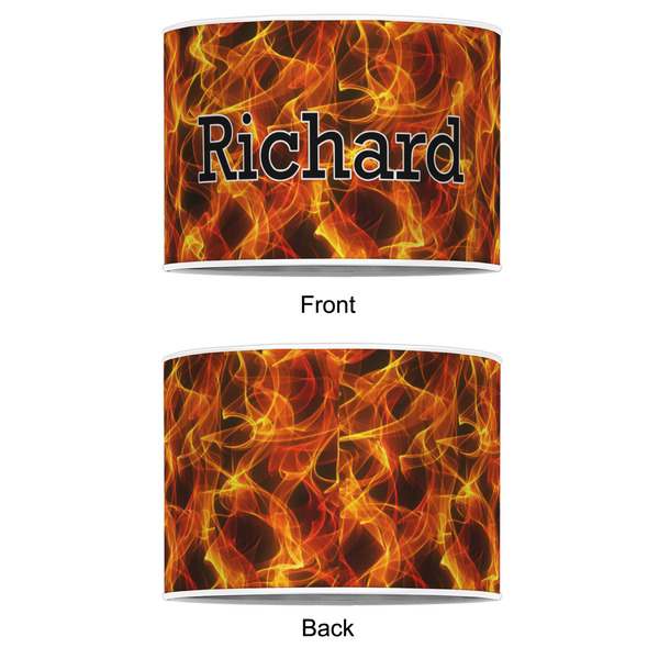 Fire 12" Drum Lampshade - APPROVAL (Poly Film)