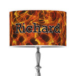 Fire 12" Drum Lamp Shade - Poly-film (Personalized)