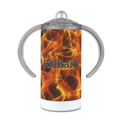 Fire 12 oz Stainless Steel Sippy Cup (Personalized)