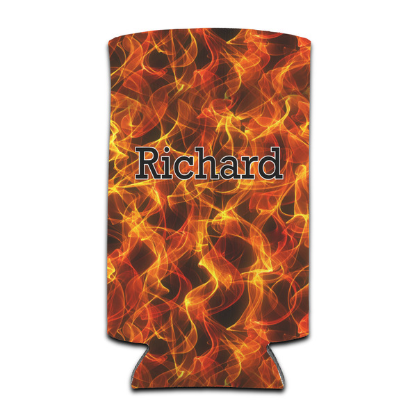 Custom Fire Can Cooler (tall 12 oz) (Personalized)