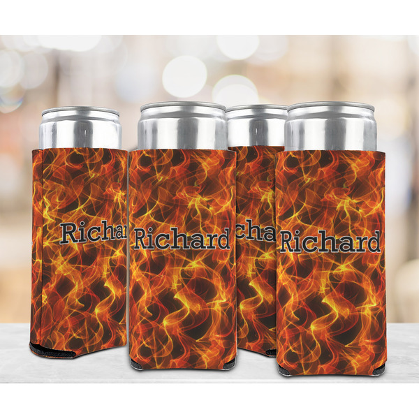 Fire 12oz Tall Can Sleeve - Set of 4 - LIFESTYLE
