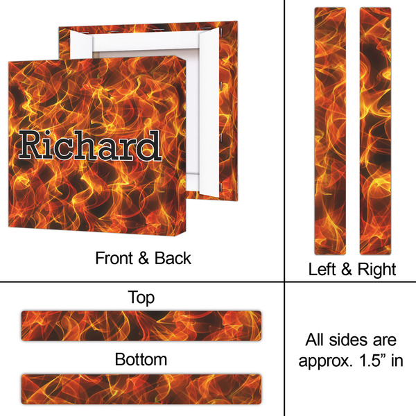 Fire 12x12 - Canvas Print - Approval