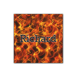 Fire Wood Print - 12x12 (Personalized)