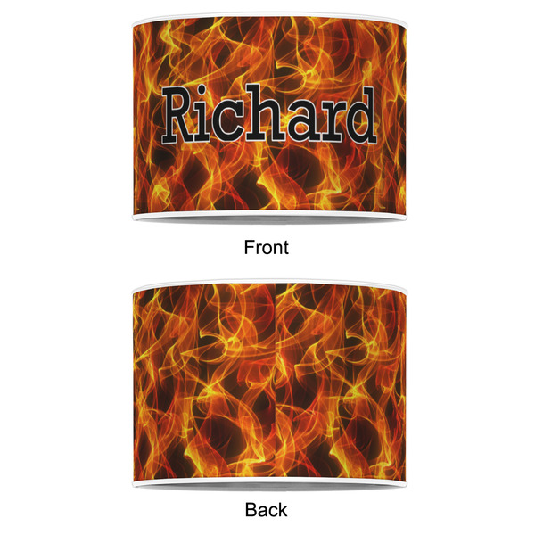 Fire 16" Drum Lampshade - APPROVAL (Poly Film)