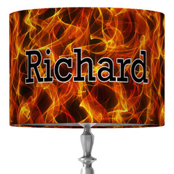 Fire 16" Drum Lamp Shade - Fabric (Personalized)