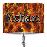 Fire 16" Drum Lamp Shade - Poly-film (Personalized)