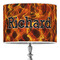 Fire 16" Drum Lampshade - ON STAND (Poly Film)
