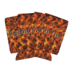 Fire Can Cooler (16 oz) - Set of 4 (Personalized)