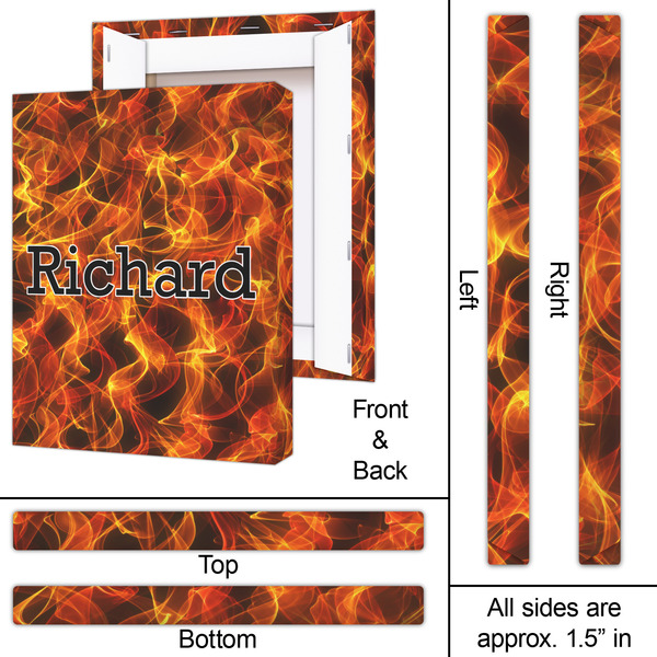 Fire 16x20 - Canvas Print - Approval