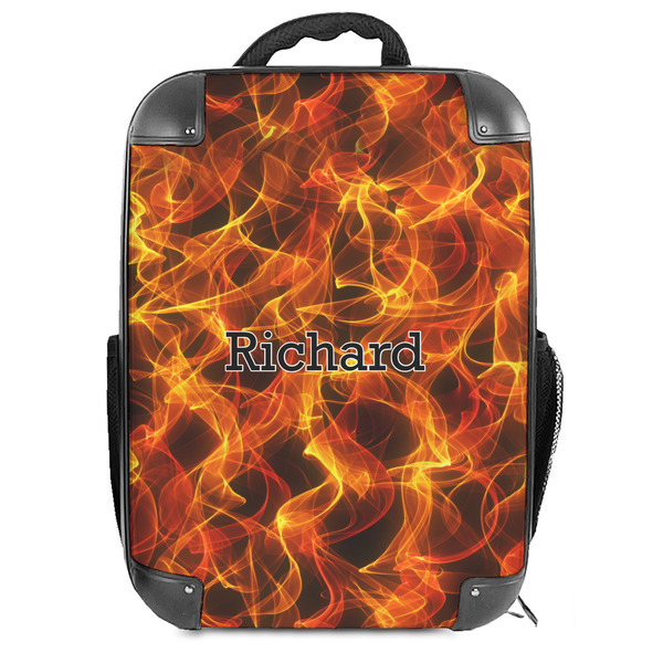 Custom Fire Hard Shell Backpack (Personalized)