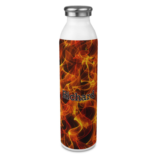 Custom Fire 20oz Stainless Steel Water Bottle - Full Print (Personalized)