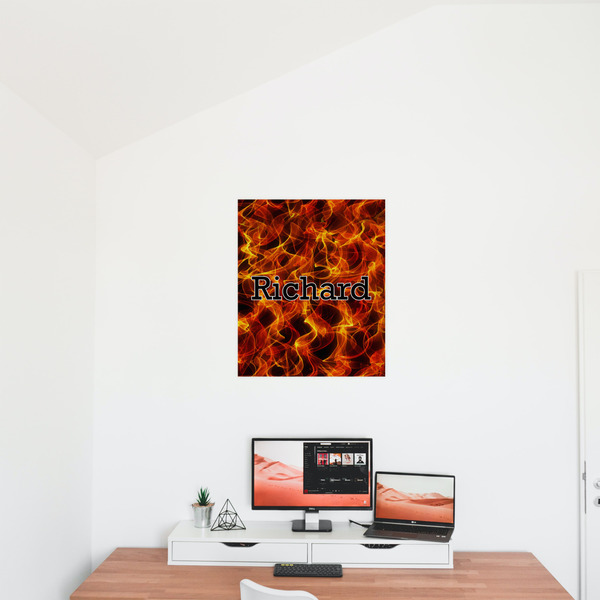 Fire 20x24 - Matte Poster - On the Wall
