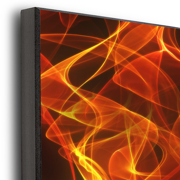 Fire 20x24 Wood Print - Closeup