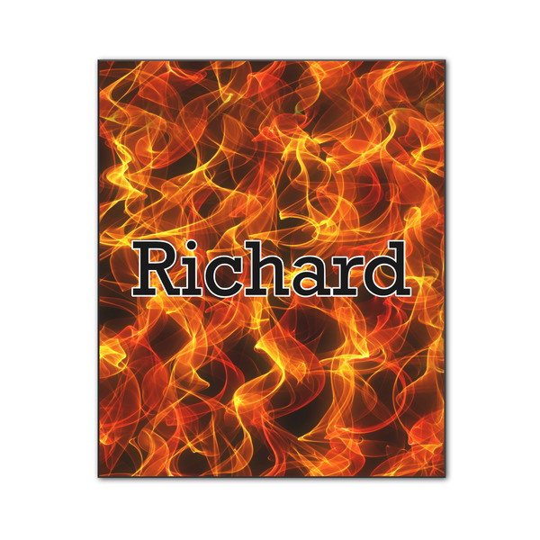 Custom Fire Wood Print - 20x24 (Personalized)