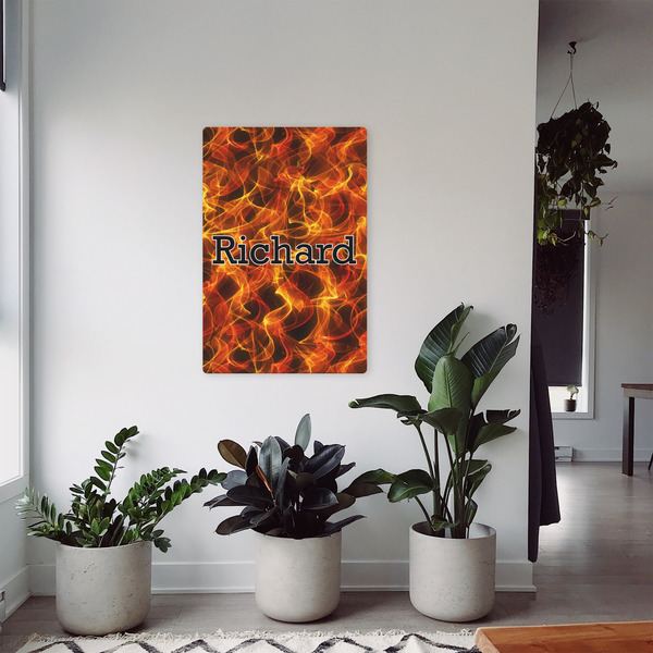 Fire 20x30 - Canvas Print - In Context