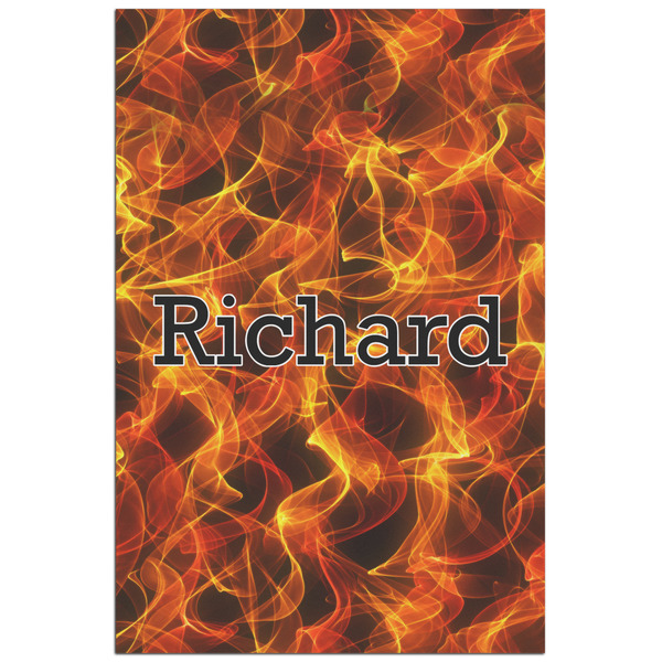 Custom Fire Poster - Matte - 24x36 (Personalized)
