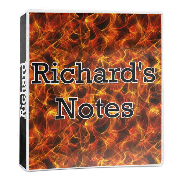 Custom Fire 3-Ring Binder - 1 inch (Personalized)