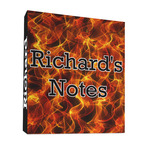 Fire 3 Ring Binder - Full Wrap - 1" (Personalized)