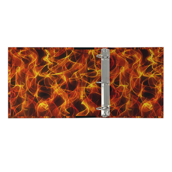 Fire 3 Ring Binders - Full Wrap - 2" - OPEN INSIDE