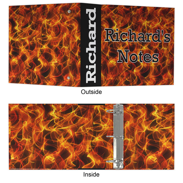 Fire 3 Ring Binders - Full Wrap - 3" - APPROVAL