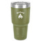Fire 30 oz Stainless Steel Tumbler - Olive - Single-Sided (Personalized)