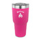 Fire 30 oz Stainless Steel Ringneck Tumblers - Pink - FRONT