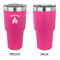 Fire 30 oz Stainless Steel Ringneck Tumblers - Pink - Single Sided - APPROVAL
