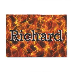 Fire 4' x 6' Patio Rug (Personalized)