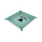 Fire 6" x 6" Teal Leatherette Snap Up Tray - CHILD MAIN