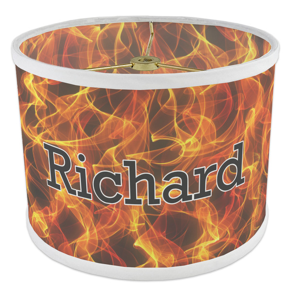 Fire 8" Drum Lampshade - ANGLE Poly-Film